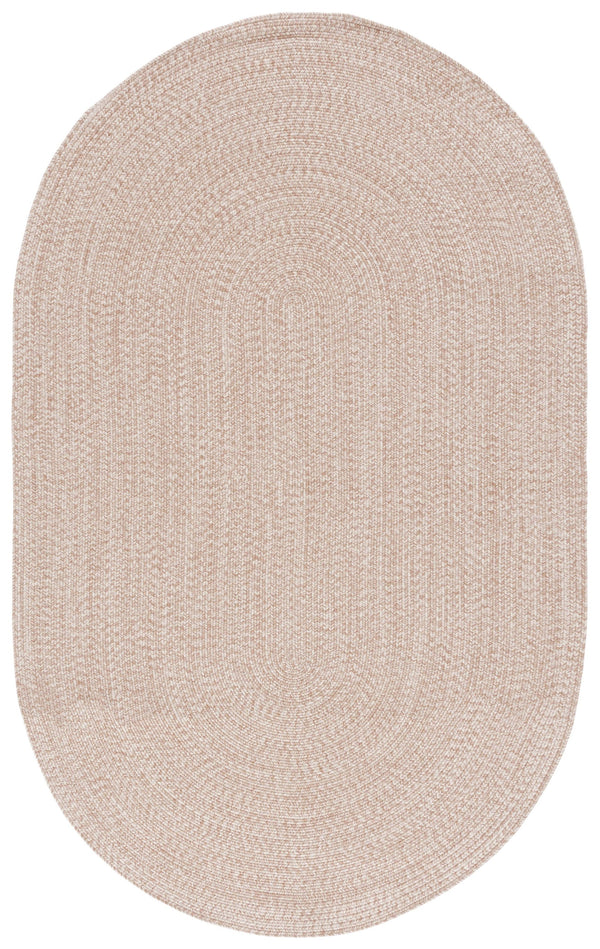 Safavieh Braided Hand-Woven Natural 3'X3' Square Rug — Low-Profile Polypropylene, Stain & Fade Resistant Accent BRA201B-3SQ