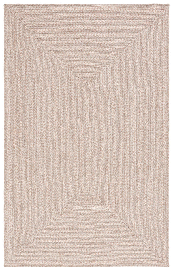Safavieh Braided Hand-Woven Natural 3'X3' Square Rug — Low-Profile Polypropylene, Stain & Fade Resistant Accent BRA201B-3SQ