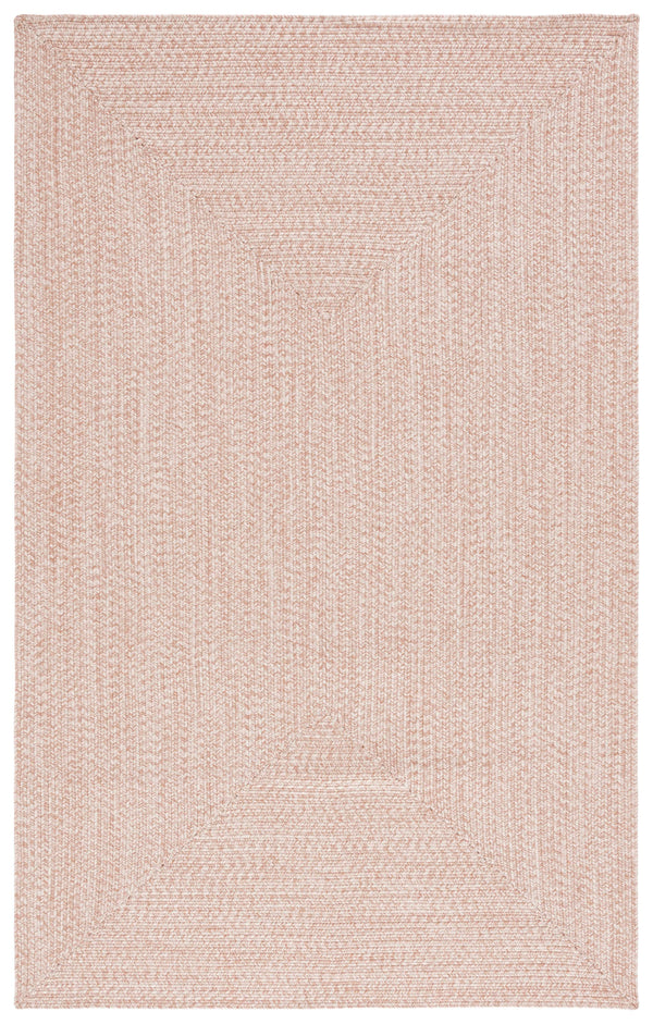 Safavieh Braided Handwoven Area Rug - Timeless Ivory And Light Grey Design For Elegant Home Decor Spaces Natural Polypropylene Pile Bra201b-7sq