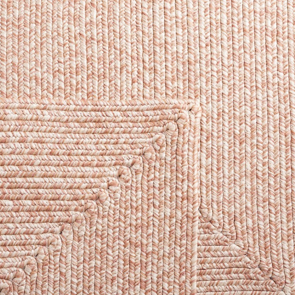 Safavieh Braided Hand Woven Polypropylene Round Rug Neutral Farmhouse Accent for Living Rooms Natural 9' Square BRA201B-9SQ