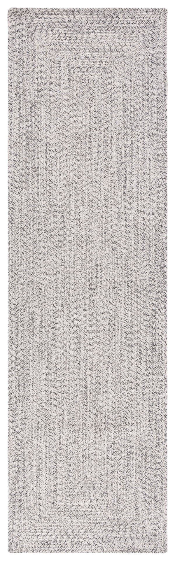 Safavieh Braided Handwoven Area Rug - Timeless Ivory And Light Grey Design For Elegant Home Decor Spaces Grey ,Ivory Polypropylene Pile Bra201f-5sq