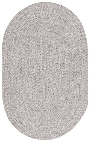 Safavieh Braided Handwoven Area Rug - Timeless Ivory And Light Grey Design For Elegant Home Decor Spaces Grey ,Ivory Polypropylene Pile Bra201f-5sq