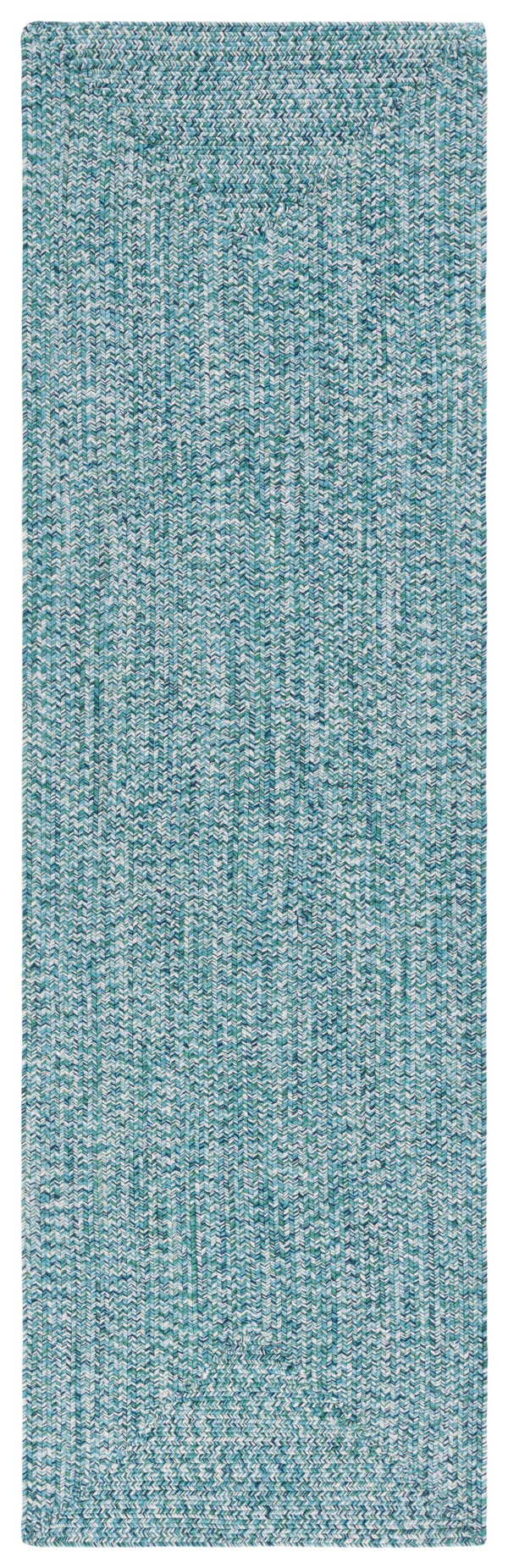 Safavieh Braided Handwoven Area Rug - Timeless Ivory And Light Grey Design For Elegant Home Decor Spaces Teal ,Green Polypropylene Pile Bra201k-68