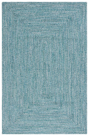 Safavieh Braided Handwoven Area Rug - Timeless Ivory And Light Grey Design For Elegant Home Decor Spaces Teal ,Green Polypropylene Pile Bra201k-68
