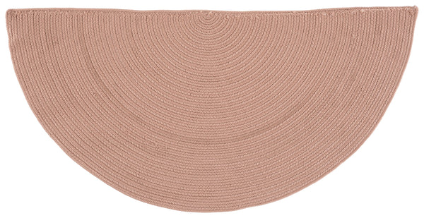 Safavieh Braided Hand-Woven Peach Area Rug, Low-Profile Polypropylene, Indoor/Outdoor Durable Style 8'-0" x 10'-0" BRA201P-8