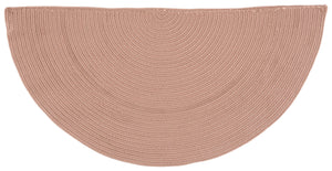 Safavieh Braided Peach Oval Area Rug — Hand-Woven Polypropylene, Soft Fade-Resistant Texture For Indoor/Outdoor Living 4'-0" x 6'-0" BRA201P-4OV