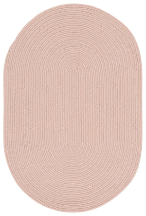 Safavieh Braided Peach Oval Area Rug — Hand-Woven Polypropylene, Soft Fade-Resistant Texture For Indoor/Outdoor Living 4'-0" x 6'-0" BRA201P-4OV