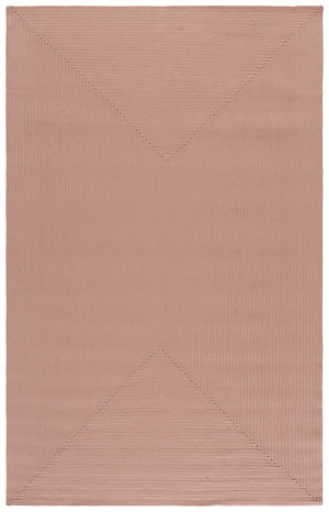Safavieh Braided Peach Area Rug - Handwoven Braided Polypropylene, Low Profile, Floral Cottage Charm, Washable 4'-0" x 6'-0" BRA201P-4