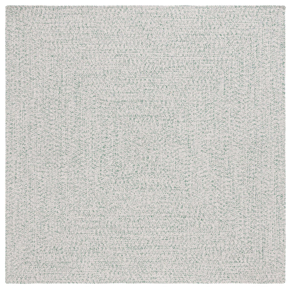 Safavieh Braided Handwoven Area Rug - Timeless Ivory And Light Grey Design For Elegant Home Decor Spaces Ivory ,Green Polypropylene Pile Bra201y-210