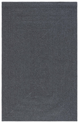 Safavieh Braided Elegance: Hand-woven Ivory And Light Grey Runner Rug For Sophisticated Hallways And Entryways Black Polypropylene Pile Bra201z-3sq