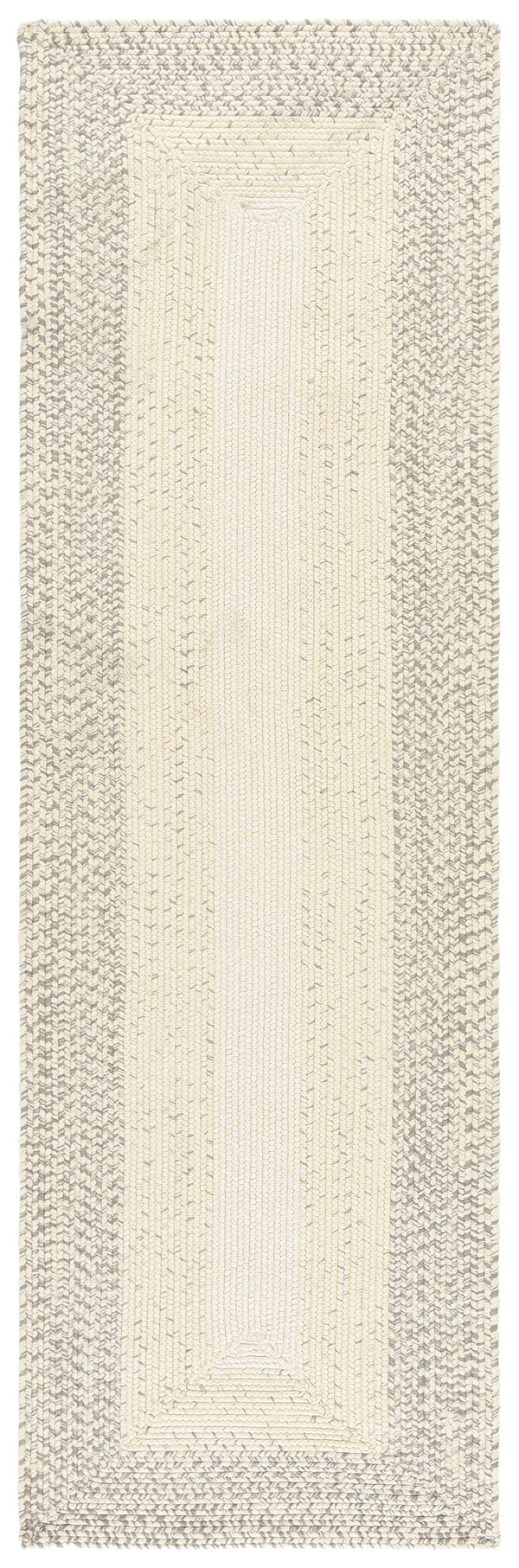 Safavieh Braided Hand Woven Area Rug - Elegant Ivory And Grey Design For Timeless Home Decor Appeal Ivory ,Grey Polypropylene Pile Bra220a-9