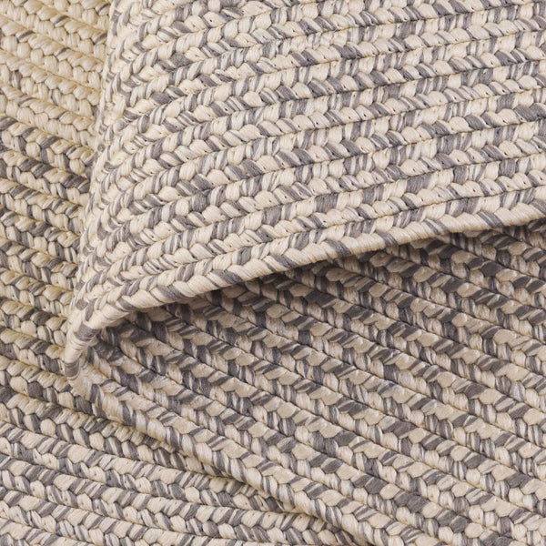 Safavieh Braided Hand Woven Area Rug - Elegant Ivory And Grey Design For Timeless Home Decor Appeal Ivory ,Grey Polypropylene Pile Bra220a-9