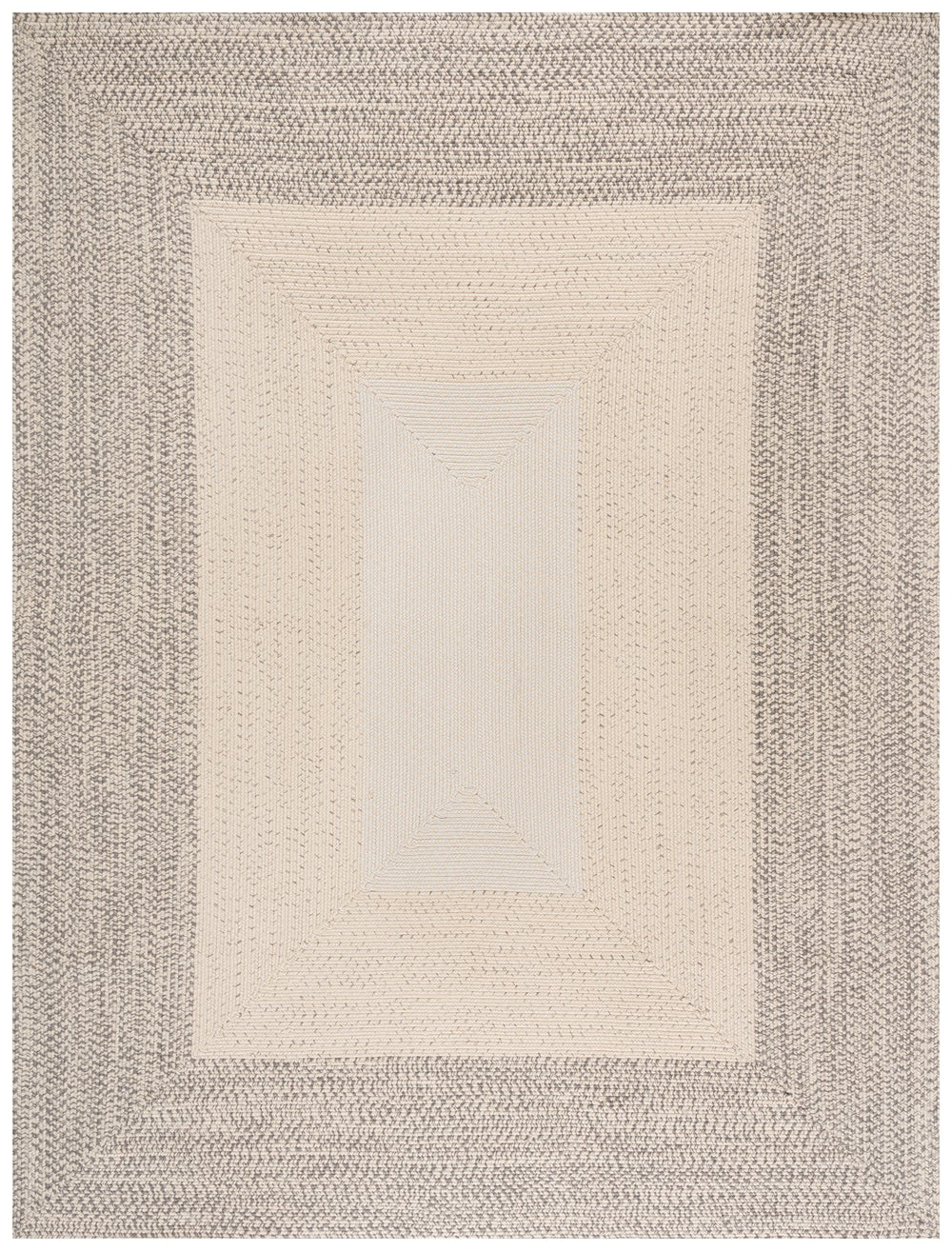 Safavieh Braided Hand Woven Area Rug - Elegant Ivory And Grey Design For Timeless Home Decor Appeal Ivory ,Grey Polypropylene Pile Bra220a-9