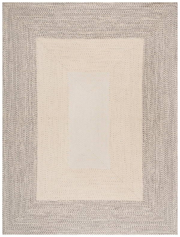 Safavieh Braided Hand Woven Area Rug - Elegant Ivory And Grey Design For Timeless Home Decor Appeal Ivory ,Grey Polypropylene Pile Bra220a-9
