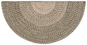 Safavieh Braided Hand-Woven Beige And Green Rug — Low-Profile Polypropylene, Coastal Durable Indoor/Outdoor Accent 4'-0" x 6'-0" BRA220B-4