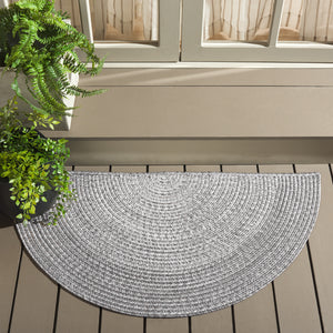 Safavieh Braided Elegant Hand-woven Rug - Timeless Gray Beauty For Hallways & Entryways With Durability Grey Polypropylene Pile Bra220f-216