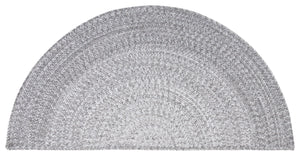 Safavieh Braided Hand Woven Area Rug - Elegant Ivory And Grey Design For Timeless Home Decor Appeal Grey Polypropylene Pile Bra220f-9ov