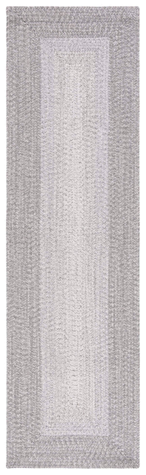 Safavieh Braided Elegant Hand-woven Rug - Timeless Gray Beauty For Hallways & Entryways With Durability Grey Polypropylene Pile Bra220f-216