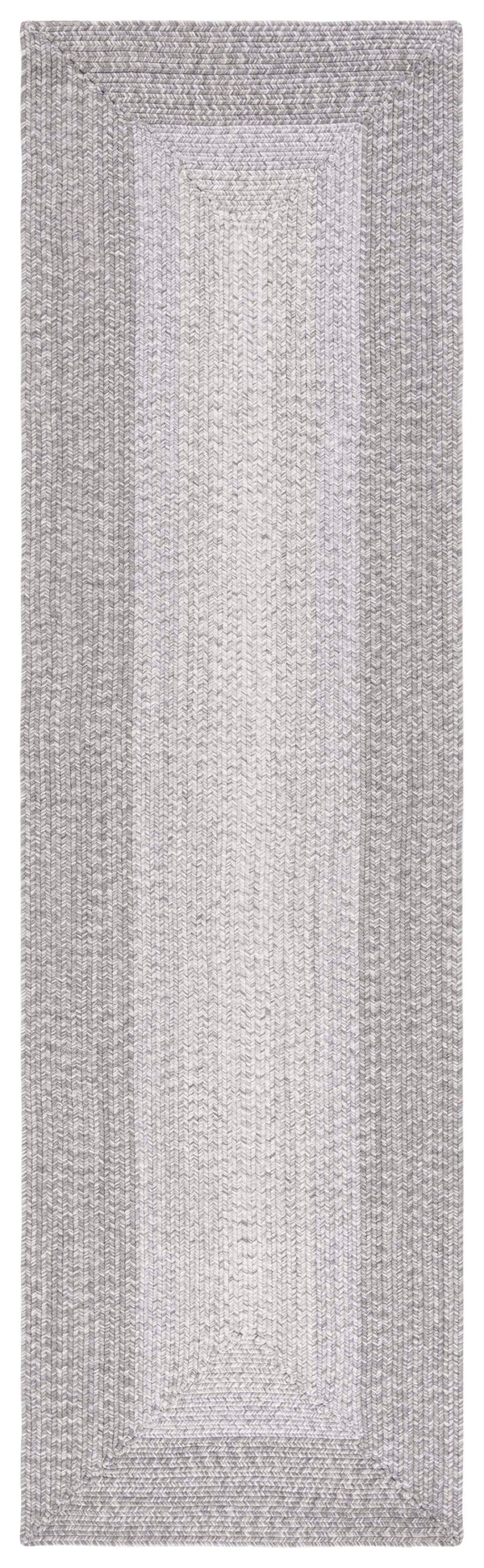 Safavieh Braided Elegant Hand-woven Rug - Timeless Gray Beauty For Hallways & Entryways With Durability Grey Polypropylene Pile Bra220f-216