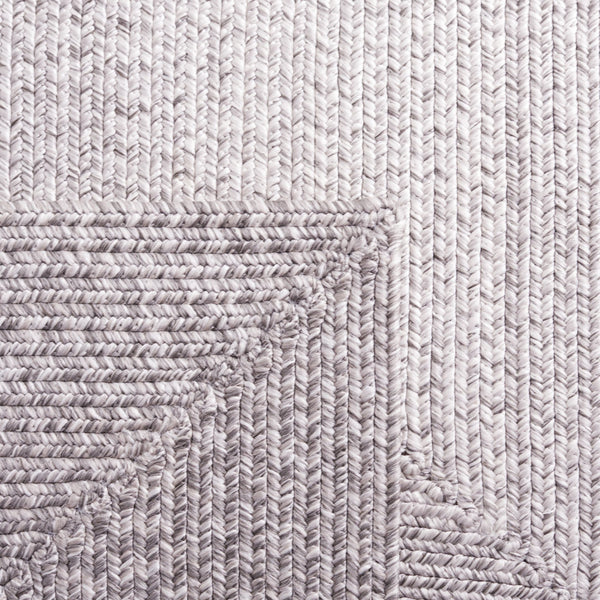 Safavieh Braided Hand Woven Area Rug - Elegant Ivory And Grey Design For Timeless Home Decor Appeal Grey Polypropylene Pile Bra220f-9ov