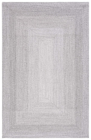 Safavieh Braided Hand Woven Area Rug - Elegant Ivory And Grey Design For Timeless Home Decor Appeal Grey Polypropylene Pile Bra220f-9ov