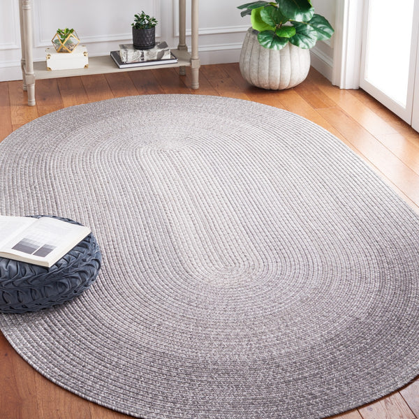 Safavieh Braided 220 Hand Woven Polypropylene Pile Braided Rug Grey BRA220F-26
