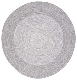 Safavieh Braided Hand Woven Area Rug - Elegant Ivory And Grey Design For Timeless Home Decor Appeal Grey Polypropylene Pile Bra220f-9ov