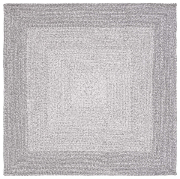Safavieh Braided Hand Woven Area Rug - Elegant Ivory And Grey Design For Timeless Home Decor Appeal Grey Polypropylene Pile Bra220f-9ov