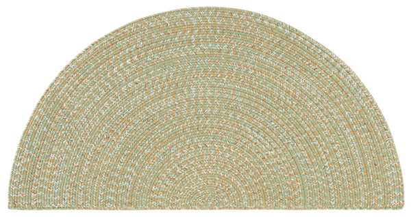 Safavieh Braided Light Sage Area Rug - Handwoven Comfort For Indoor & Outdoor Spaces, Easy Care & Stylish Design Light Green ,Sage Polypropylene Pile Bra260w-6