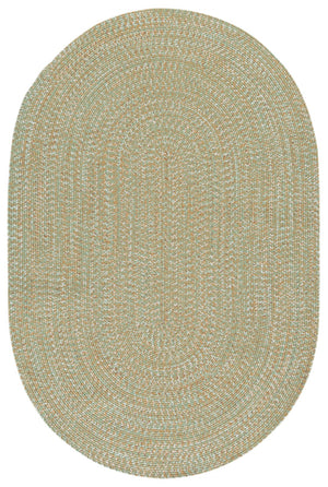 Safavieh Braided 260W Light Green/Sage 2X4 Hand‑Woven Polypropylene Rug — Coastal Indoor/Outdoor Accent Mat, Durable BRA260W-24HM