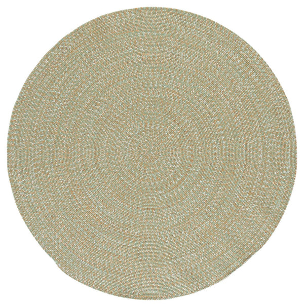 Safavieh Braided 260W Light Green/Sage 2X4 Hand‑Woven Polypropylene Rug — Coastal Indoor/Outdoor Accent Mat, Durable BRA260W-24HM
