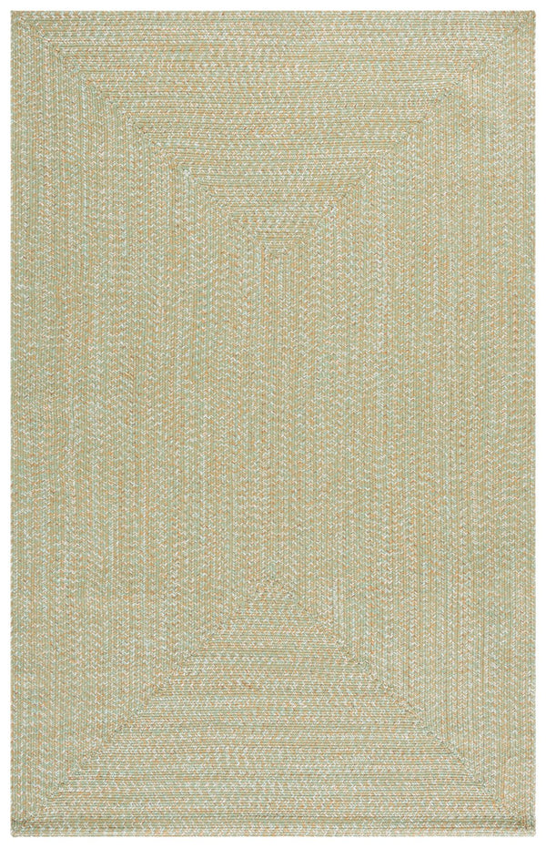Safavieh Braided 260W Light Green/Sage 2X4 Hand‑Woven Polypropylene Rug — Coastal Indoor/Outdoor Accent Mat, Durable BRA260W-24HM