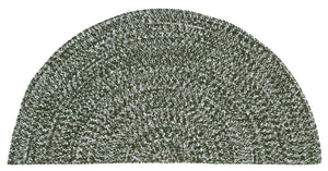 Safavieh Braided Light Sage Area Rug - Handwoven Comfort For Indoor & Outdoor Spaces, Easy Care & Stylish Design Dark Green Polypropylene Pile Bra260x-8