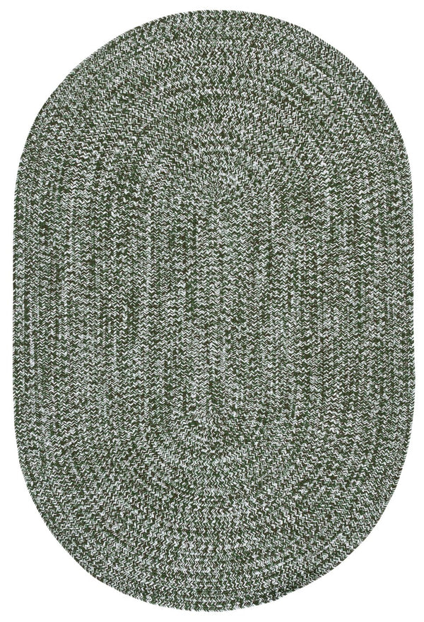 Safavieh Braided Hand Woven Runner Rug In Serene Light Green And Sage For Indoor And Outdoor Spaces Dark Green Polypropylene Pile Bra260x-4ov