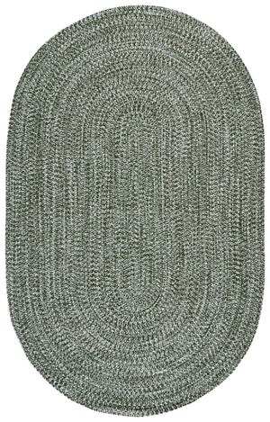 Safavieh Braided Hand Woven Runner Rug In Serene Light Green And Sage For Indoor And Outdoor Spaces Dark Green Polypropylene Pile Bra260x-5ov