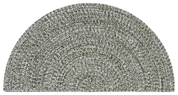 Safavieh Braided Light Sage Area Rug - Handwoven Comfort For Indoor & Outdoor Spaces, Easy Care & Stylish Design Green Polypropylene Pile Bra260y-6