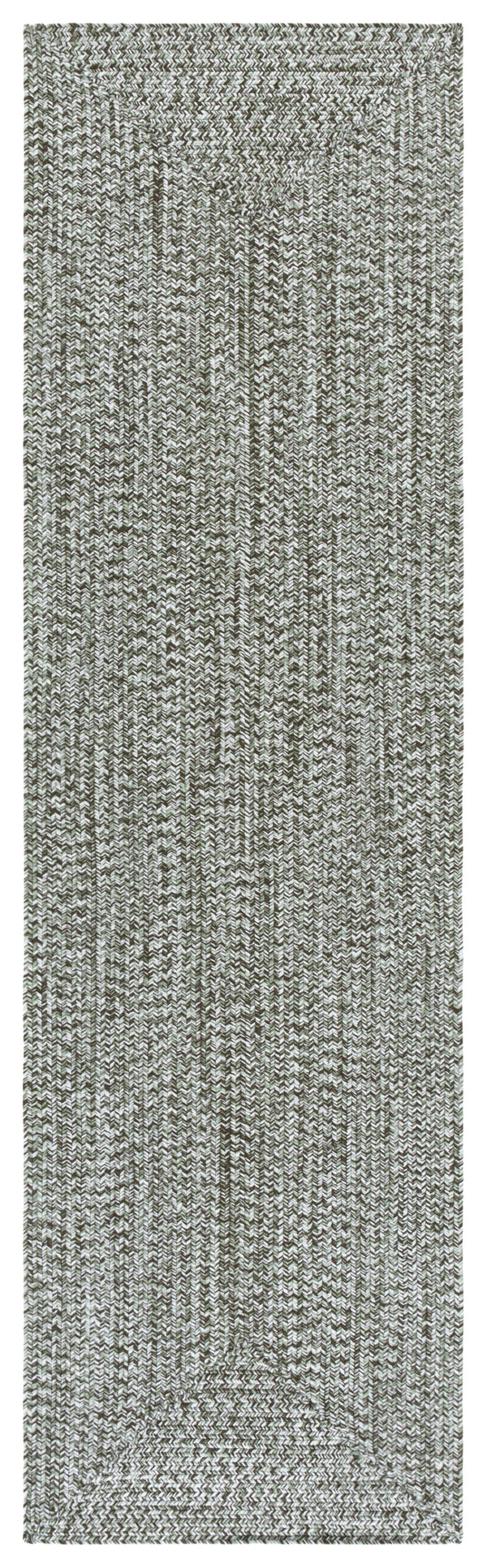 Safavieh Braided Light Sage Area Rug - Handwoven Comfort For Indoor & Outdoor Spaces, Easy Care & Stylish Design Green Polypropylene Pile Bra260y-6