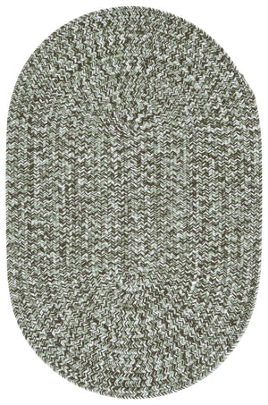 Safavieh Braided Light Sage Area Rug - Handwoven Comfort For Indoor & Outdoor Spaces, Easy Care & Stylish Design Green Polypropylene Pile Bra260y-6