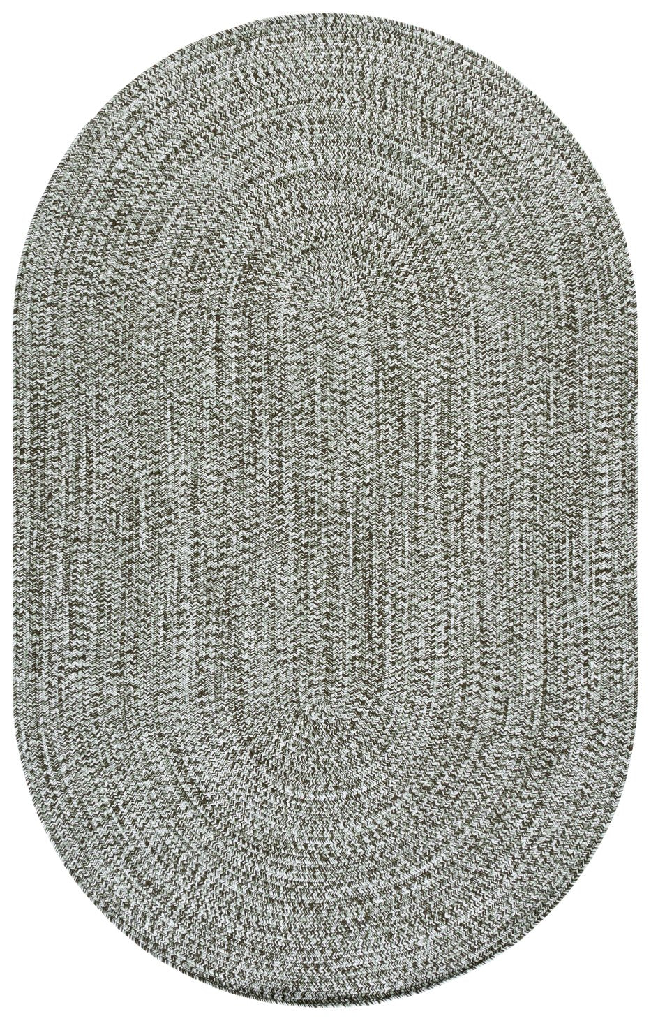 Safavieh Braided Hand Woven Runner Rug In Serene Light Green And Sage For Indoor And Outdoor Spaces Green Polypropylene Pile Bra260y-5ov