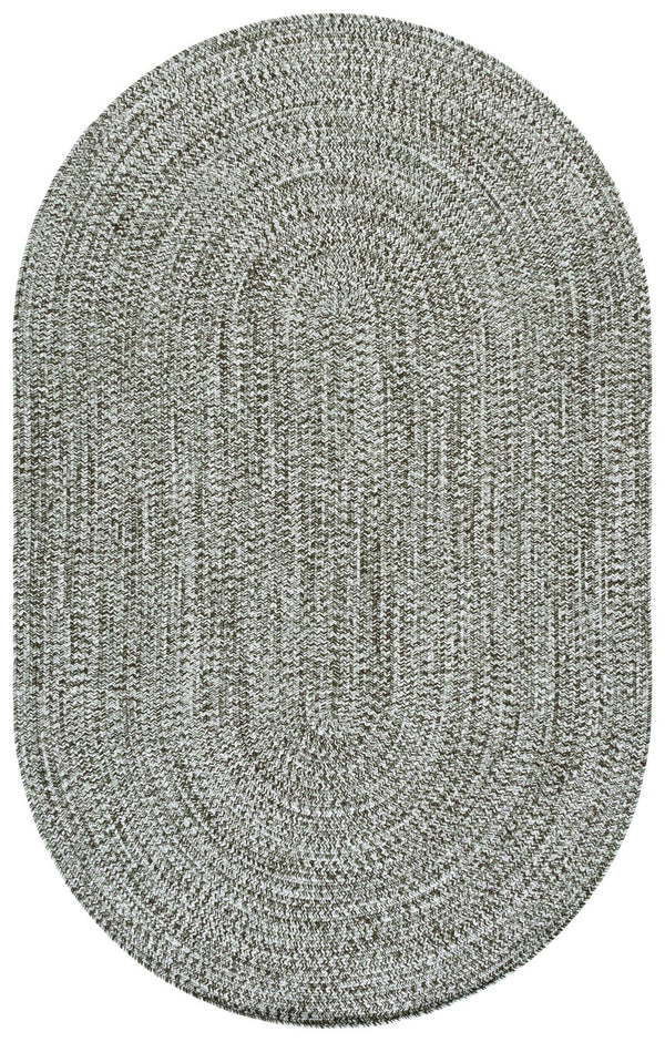 Safavieh Braided Hand Woven Runner Rug In Serene Light Green And Sage For Indoor And Outdoor Spaces Green Polypropylene Pile Bra260y-5ov