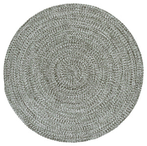 Safavieh Braided Hand Woven Runner Rug In Serene Light Green And Sage For Indoor And Outdoor Spaces Green Polypropylene Pile Bra260y-5r