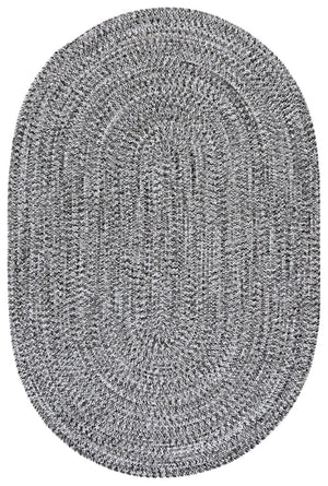 Safavieh Braided Hand Woven Runner Rug In Serene Light Green And Sage For Indoor And Outdoor Spaces Black ,Ivory Polypropylene Pile Bra260z-4ov