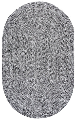 Safavieh Braided Hand Woven Runner Rug In Serene Light Green And Sage For Indoor And Outdoor Spaces Black ,Ivory Polypropylene Pile Bra260z-5ov