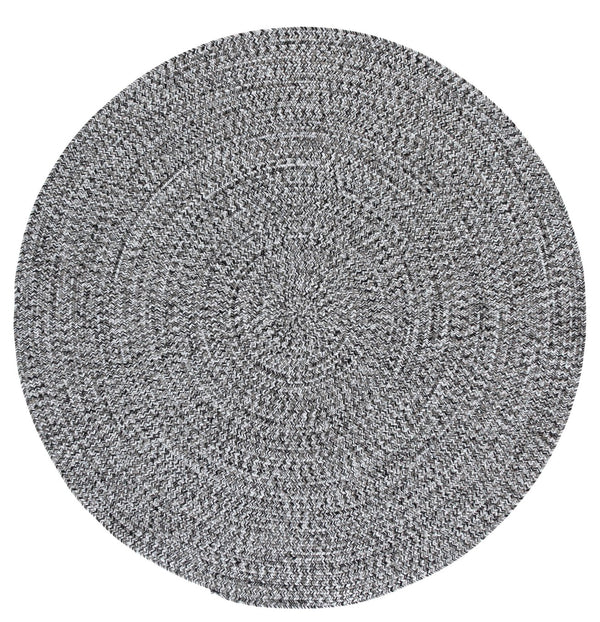 Safavieh Braided 2X4 Black & Ivory Braided Rug — Low-Profile 2 Ft X 4 Ft Polypropylene Indoor/Outdoor Accent Rug BRA260Z-24HM