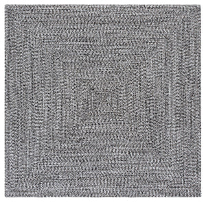 Safavieh Braided 2X4 Black & Ivory Braided Rug — Low-Profile 2 Ft X 4 Ft Polypropylene Indoor/Outdoor Accent Rug BRA260Z-24HM