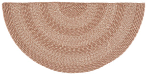 Safavieh Braided Low-Profile Beige Area Rug — Hand-Woven Braided Texture, Stain-Resistant, Indoor/Outdoor Durable 4'-0" x 6'-0" BRA265B-4