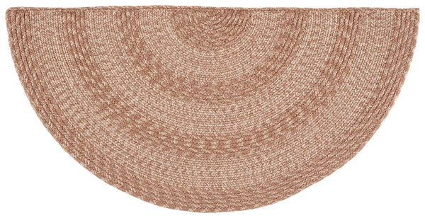 Safavieh Braided Low-Profile Beige Area Rug — Hand-Woven Braided Texture, Stain-Resistant, Indoor/Outdoor Durable 4'-0" x 6'-0" BRA265B-4