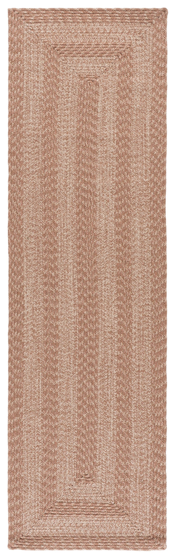 Safavieh Braided Beige Handwoven Polypropylene Area Rug — Low-Profile, Stain-Resistant, Washable, Durable 5'-0" x 5'-0" BRA265B-5SQ