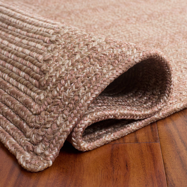 Safavieh Braided Low-Profile Beige Area Rug — Handwoven Polypropylene, Stain-Resistant, Washable, Timeless Texture 8'-0" x 10'-0" BRA265B-8