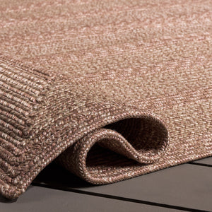 Safavieh Braided Low-Profile Beige Area Rug — Handwoven Polypropylene, Stain-Resistant, Washable, Timeless Texture 8'-0" x 10'-0" BRA265B-8